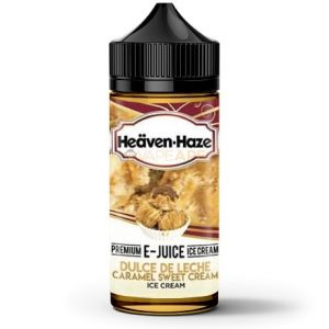 Heaven Haze Dulce De Leche Caramel 120ml Vape Juice Bottle