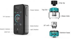 Luxe 2 Vape Kit Specification in Detail