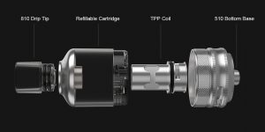 VooPoo TPP Vape Tank in detail