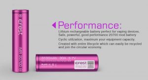 20700 Battery Performance