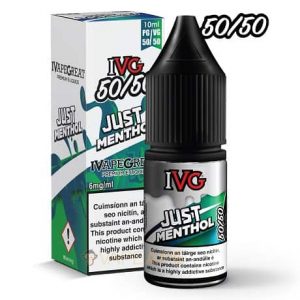 IVG Just Menthol 10ml vape bottle