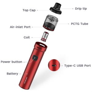 Vaporesso GTX Go 80 Spare Parts in detail