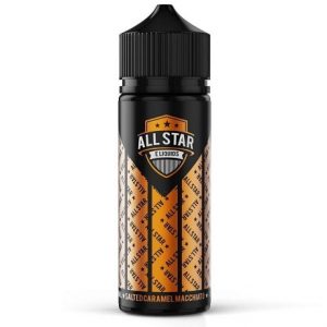 All Star Salted Caramel Macchiato 120ml Vape Juice Bottle