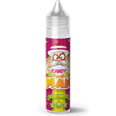 Candy Man Sour Bratz 60ml E-liquid Bottle