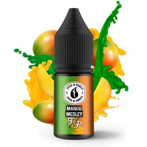 Juice & Power Mango Medley 10ml e-liquid with fruits