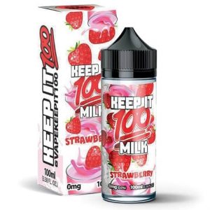 Keep It 100 Strawberry Milk 120 ml E-liquid