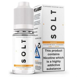 Solt Mango Mandarins 10ml Nicotine Salt Eliquid bottle