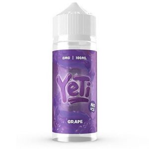 Yeti Grape Defrosted 120ml vape juice bottle