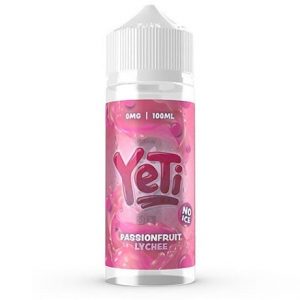 Yeti Passionfruit Lychee Defrosted 120ml vape juice bottle