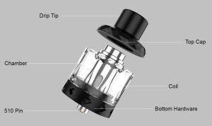 Aspire Cleyto Shot Vape Tank Components