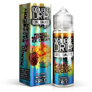 Double Drip Mango Raspberry Ice Cream 60ml Vape Juice Bottle