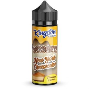 Kingston Desserts New York Cheesecake 120ml Vape Juice Bottle