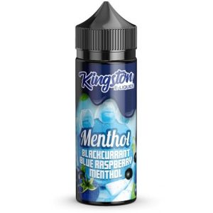 Kingston Menthol Blackcurrant Blue Raspberry 120ml Vape Bottle