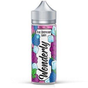 Wonderly Blue Raspberry Grape Ice E-liquid Bottle