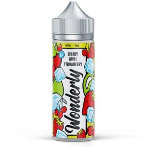 Wonderly Cherry Apple Strawberry E-liquid Bottle 120ml