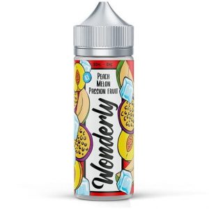 Wonderly Peach Melon Passion Fruit 120ml Vape Juice Bottle