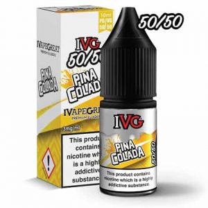 IVG Pina Colada 50/50 10ml E-Liquid Bottle