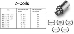 Innokin Kroma Z Zenith Coils