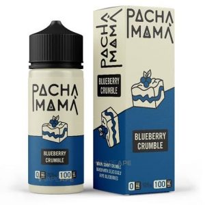 Pacha Mama Blueberry Crumble 120ml Vape Juice Bottle
