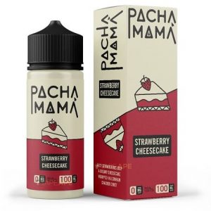 Pacha Mama Desserts Strawberry Cheesecake 120ml Vape Juice Bottle