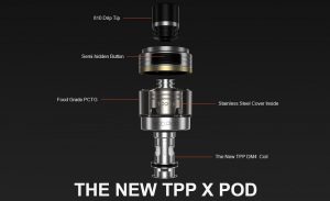 VooPoo TPP X Pod Parts Detail Ireland