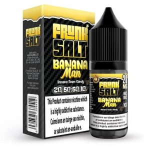 Frunk Salt Banana Man 10ml e-liquid bottle