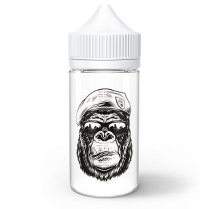 Empty E-Liquid Bottle With Scale Mark and Gorilla Design Ireland