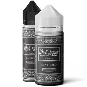 Wick Liquor Contra Shattered Vape Juice bottles