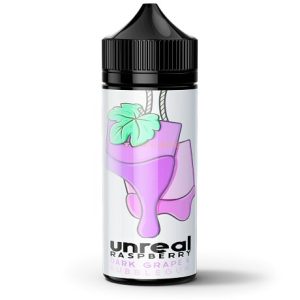 Unreal 2 Vape Dark Grape Bubblegum 120ml Eliquid