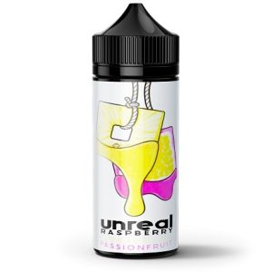 Unreal 2 Raspberry Pineapple Passionfruit 120ml Vape Juice Bottle