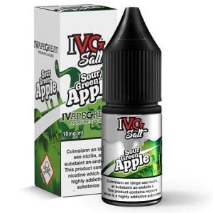 IVG Sour Green Apple E-liquid Ireland