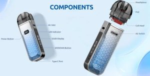 Smok Nord 5 Vape Pod Kit Components