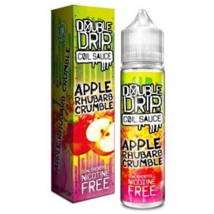 Double Drip Coil Sauce Apple Rhubarb Crumble Vape Juice