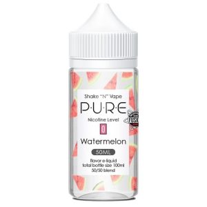 Pure Watermelon e-liquid in a 100ml bottle