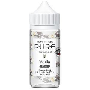 Pure Vanilla e-liquid in a 100ml bottle