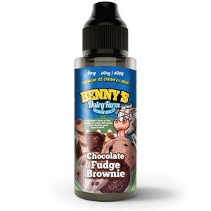 Benny's Dairy Farm Chocolate Fudge Brownie Vape Juice Ireland
