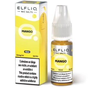 Elfliq Mango 10ml nicotine salt e-liquid bottle