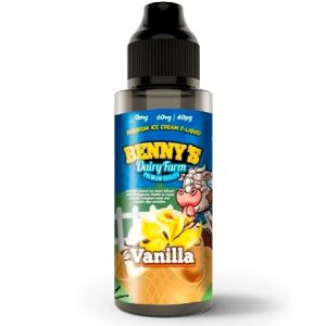 Bennys Dairy Farm Vanilla Ice Cream Vape Juice