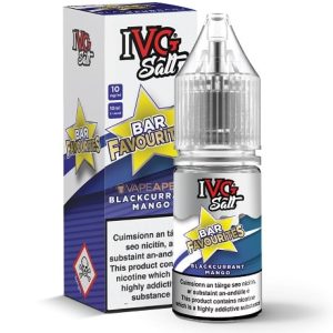 IVG Blackcurrant Mango Bar Favourites 10ml Eliquid Bottle