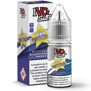 IVG Blackcurrant Mango Bar Favourites 10ml Eliquid Bottle