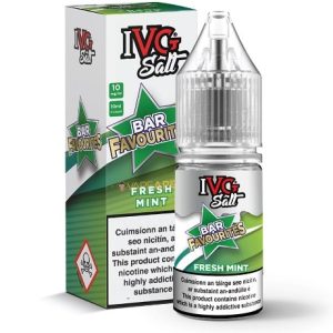 IVG Fresh Mint Bar Favourites 10ml Eliquid Bottle