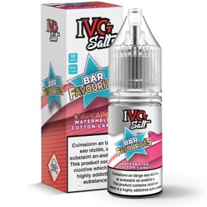 IVG Watermelon Cotton Candy Bar Favourites 10ml Eliquid Bottle