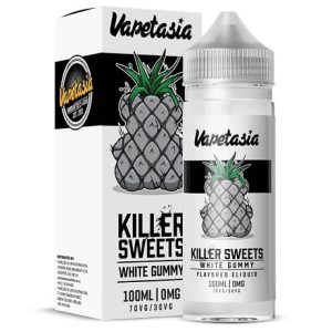 Vapetasia White Gummy Killer Sweets 120ml Vape E-liquid bottle