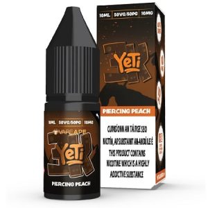 Yeti Piercing Peach 3K salt e-liquid bottle
