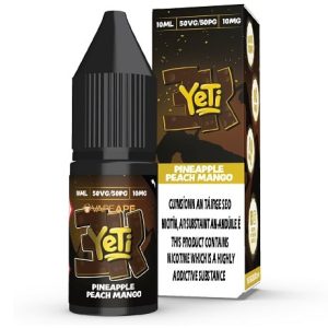 Yeti Pineapple Peach Mango 3K salt e-liquid bottle