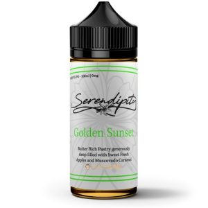 Serendipity Golden Sunset Wick Liquor 120ml vape bottle