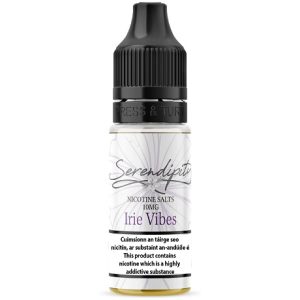 Serendipity Irie Vibes nicotine salt eliquid bottle