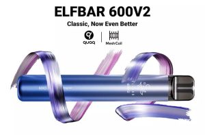 Elfbar V2 600 new disposable pod vape poster