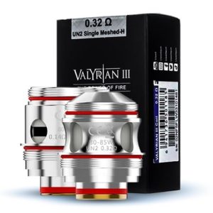 Uwell Valyrian 3 mesh coils with box
