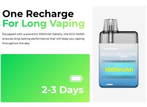 Vaporesso Eco Nano Battery and charging 